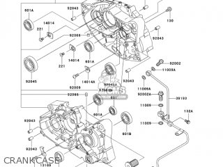 CRANKCASE - BN125A6F ELIMINATOR 2006 USA CALIFORNIA