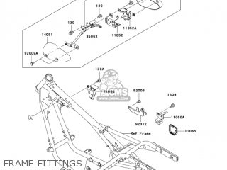 FRAME FITTINGS - BN125A6F ELIMINATOR 2006 USA CALIFORNIA