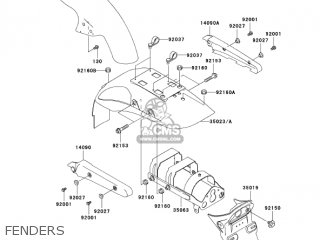 FENDERS - BN125A6F ELIMINATOR 2006 USA CALIFORNIA