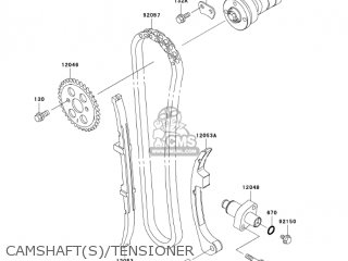 CAMSHAFT(S)/TENSIONER - BN125A7 ELIMINATOR 2004 USA CALIFORNIA CANADA