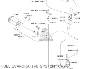 FUEL EVAPORATIVE SYSTEM (CA) - BN125A7 ELIMINATOR 2004 USA CALIFORNIA CANADA