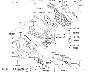 AIR CLEANER (CA) - BN125A7 ELIMINATOR 2004 USA CALIFORNIA CANADA