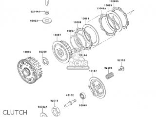 CLUTCH - BN125A7 ELIMINATOR 2004 USA CALIFORNIA CANADA