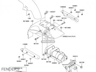 FENDERS - BN125A7 ELIMINATOR 2004 USA CALIFORNIA CANADA