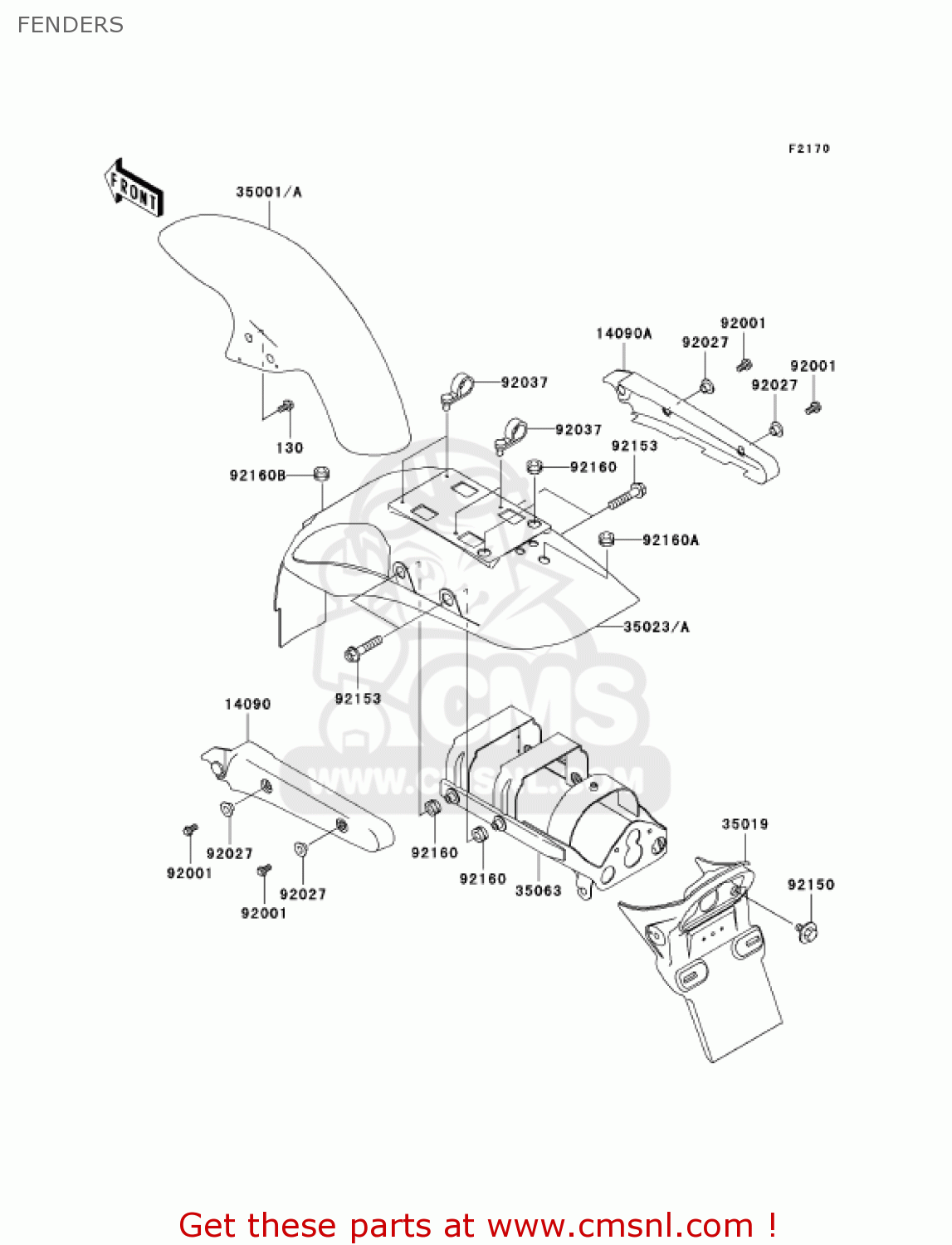 FENDERS BN125A7F ELIMINATOR 2007 USA CALIFORNIA