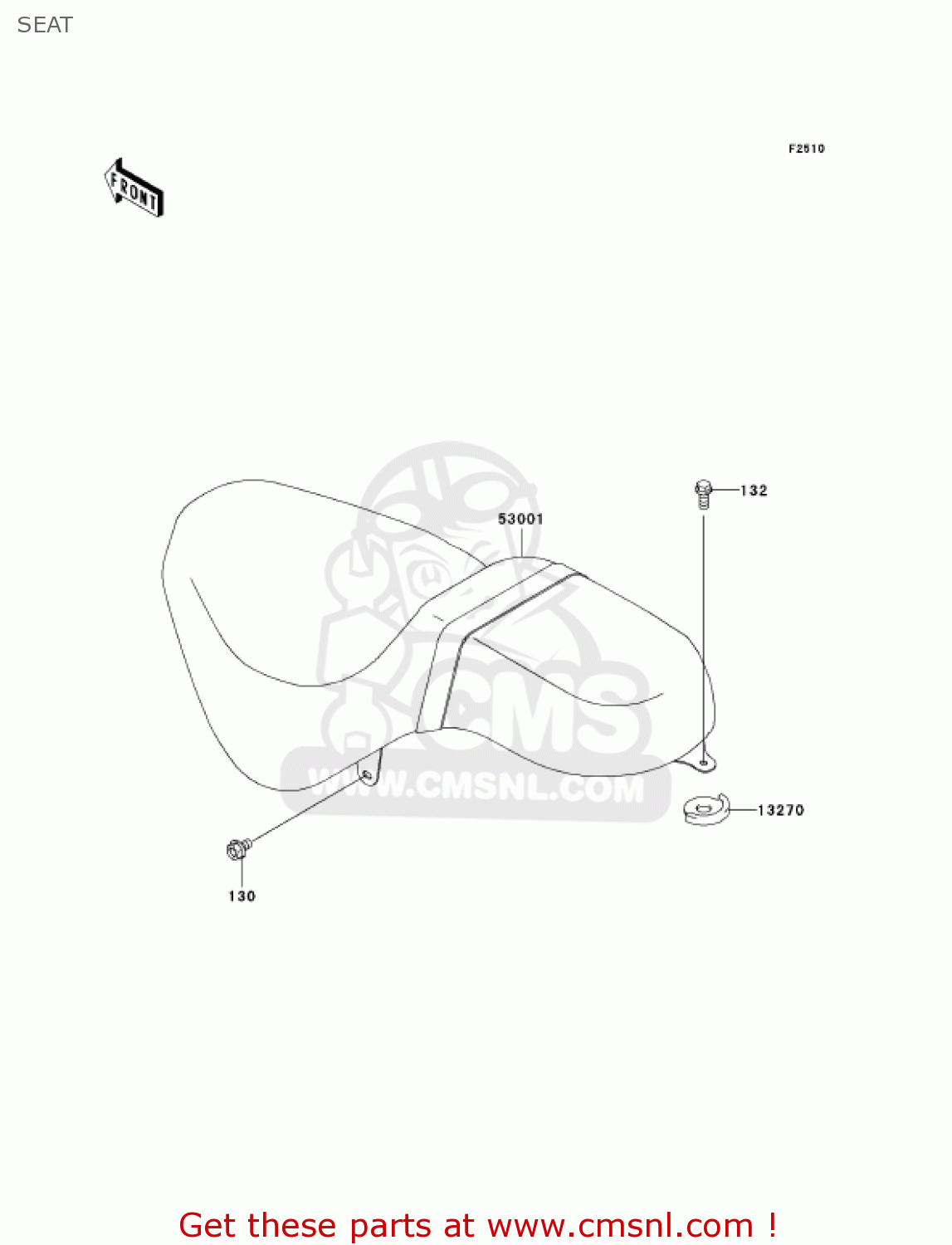 SEAT BN125A7F ELIMINATOR 2007 USA CALIFORNIA