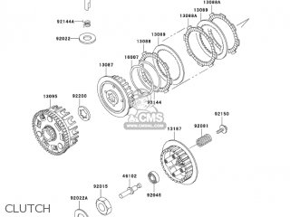 CLUTCH - BN125A7F ELIMINATOR 2007 USA CALIFORNIA