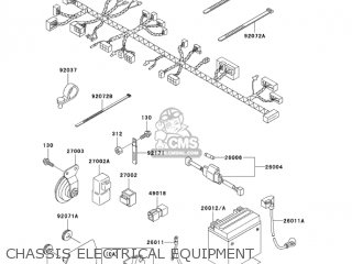 CHASSIS ELECTRICAL EQUIPMENT - BN125A7F ELIMINATOR 2007 USA CALIFORNIA