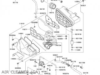 AIR CLEANER (CA) - BN125A7F ELIMINATOR 2007 USA CALIFORNIA