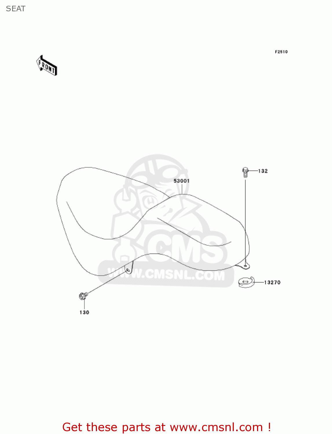 SEAT BN125A8 ELIMINATOR 2005 USA CALIFORNIA CANADA