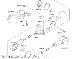 TURN SIGNALS - BN125A8 ELIMINATOR 2005 USA CALIFORNIA CANADA