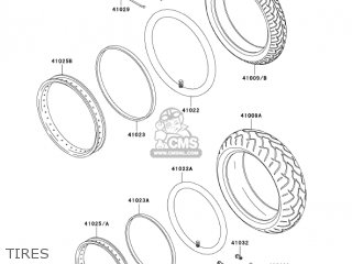 TIRES - BN125A8 ELIMINATOR 2005 USA CALIFORNIA CANADA
