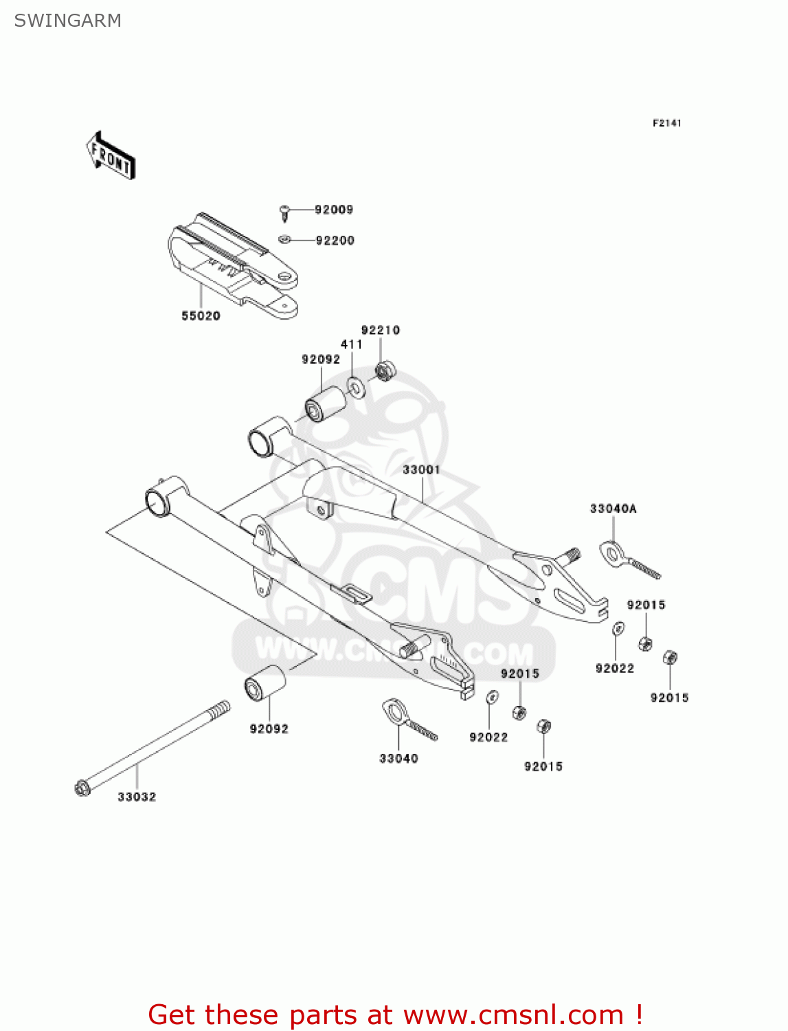 SWINGARM BR125B2 WIND 125 2005 CANADA