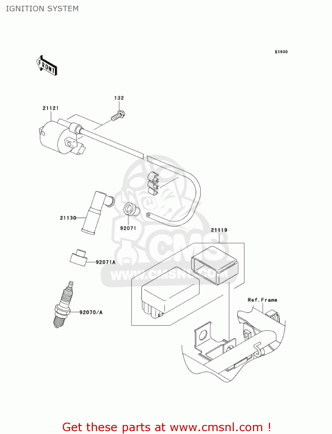IGNITION SYSTEM BR125B2 WIND 125 2005 CANADA