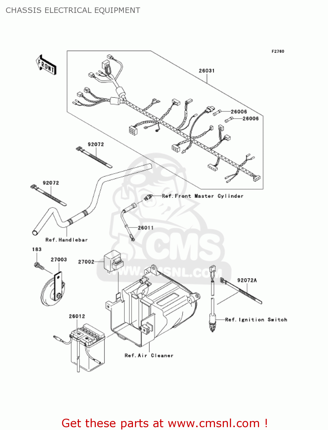 CHASSIS ELECTRICAL EQUIPMENT BR125B2 WIND 125 2005 CANADA