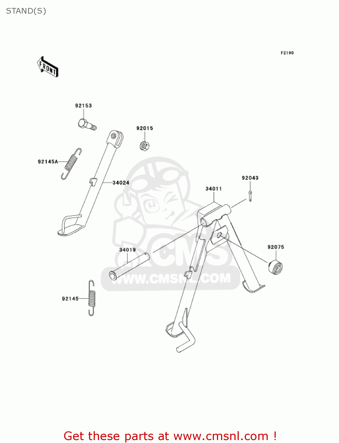 STAND(S) BR125B2 WIND 125 2005 CANADA