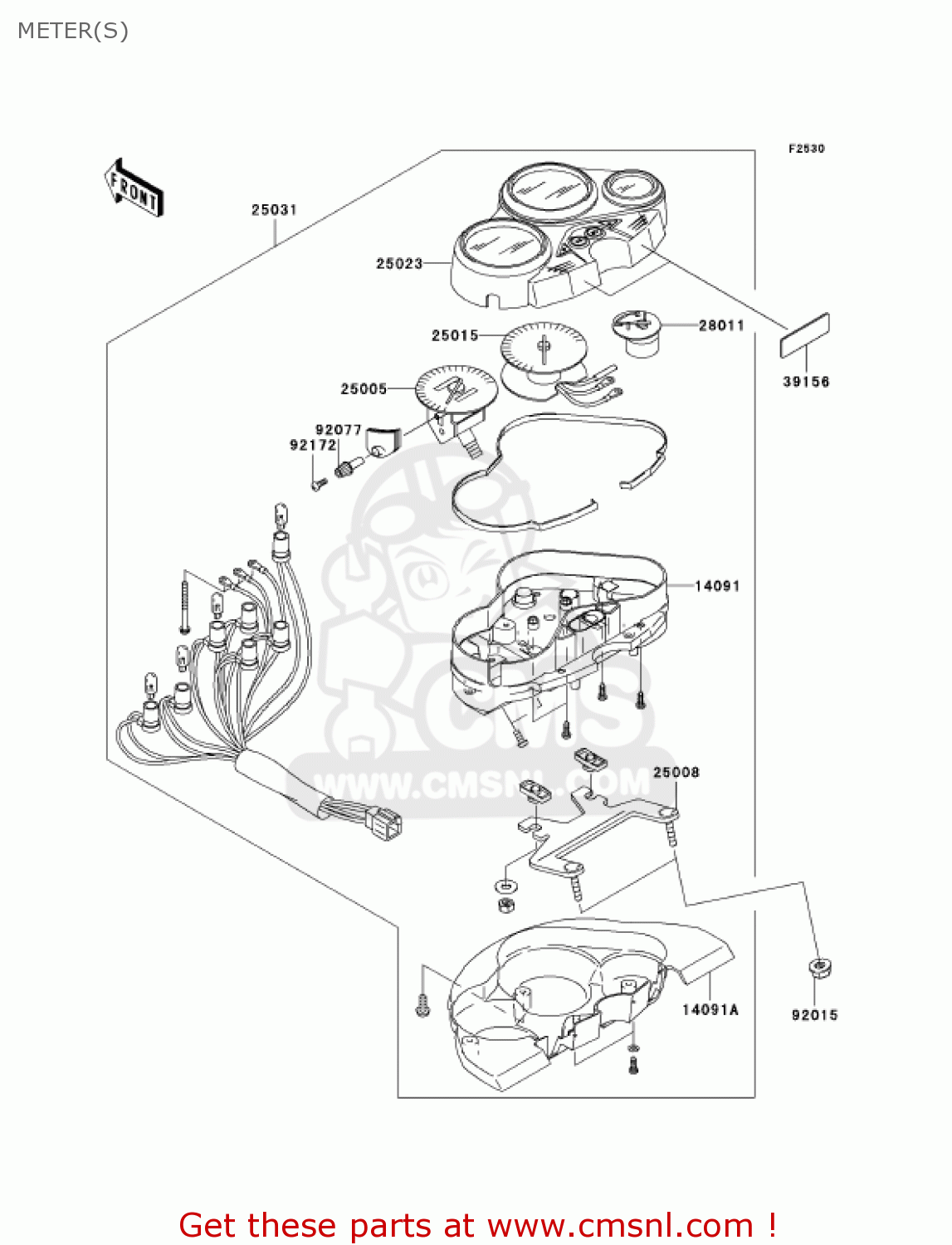 METER(S) BR125B2 WIND 125 2005 CANADA