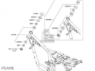 FRAME - BR125B2 WIND 125 2005 CANADA