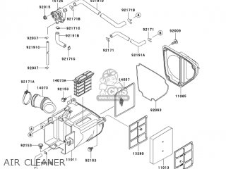 AIR CLEANER - BR125B2 WIND 125 2005 CANADA