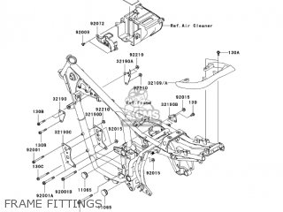 FRAME FITTINGS - BR125B2 WIND 125 2005 CANADA