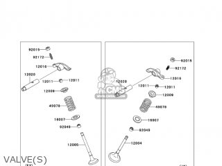 VALVE(S) - BR125B2 WIND 125 2005 CANADA