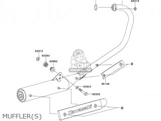 MUFFLER(S) - BR125B2 WIND 125 2005 CANADA