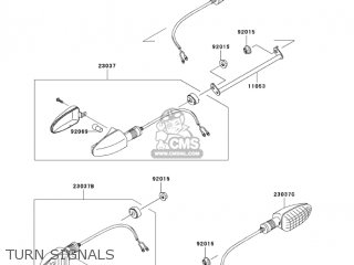 TURN SIGNALS - BR125B2 WIND 125 2005 CANADA