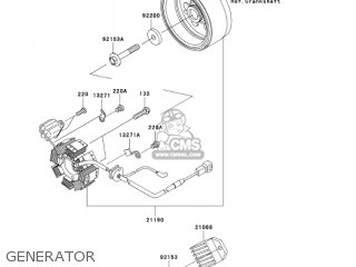 GENERATOR - BR125B2 WIND 125 2005 CANADA