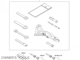 OWNER'S TOOLS - BR125B2 WIND 125 2005 CANADA