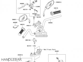 HANDLEBAR - BR125B2 WIND 125 2005 CANADA