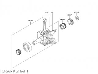CRANKSHAFT - BR125B2 WIND 125 2005 CANADA