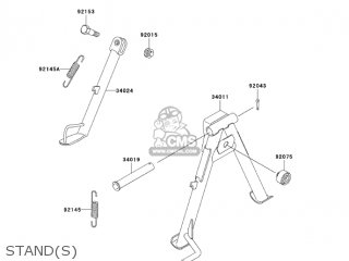 STAND(S) - BR125B2 WIND 125 2005 CANADA