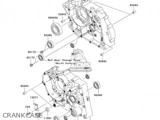 CRANKCASE - BR125B2 WIND 125 2005 CANADA