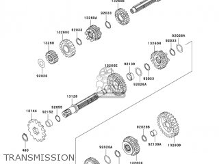 TRANSMISSION - BR125B2 WIND 125 2005 CANADA