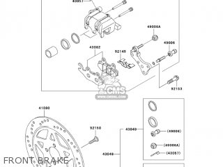 FRONT BRAKE - BR125B2 WIND 125 2005 CANADA