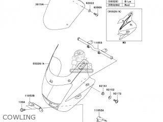 COWLING - BR125B2 WIND 125 2005 CANADA