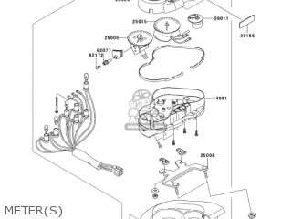 METER(S) - BR125B2 WIND 125 2005 CANADA
