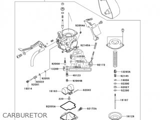 CARBURETOR - BR125B2 WIND 125 2005 CANADA