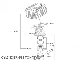 CYLINDER/PISTON(S) - BR125B2 WIND 125 2005 CANADA