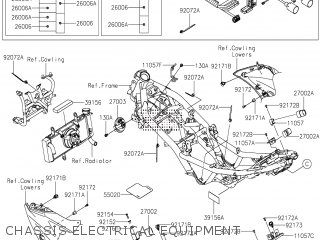 Support de plaque Puig 7788N Kawasaki Ninja 125 (2019-2023)