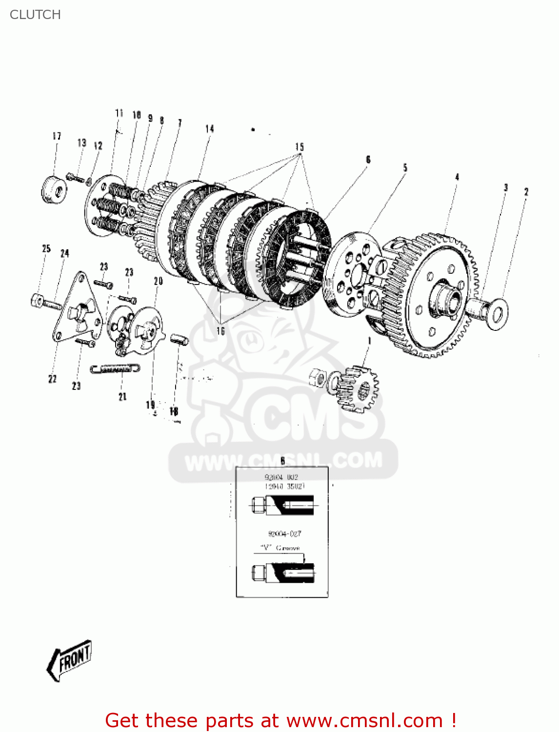 CLUTCH C2SS ROADRUNNER 1967 USA
