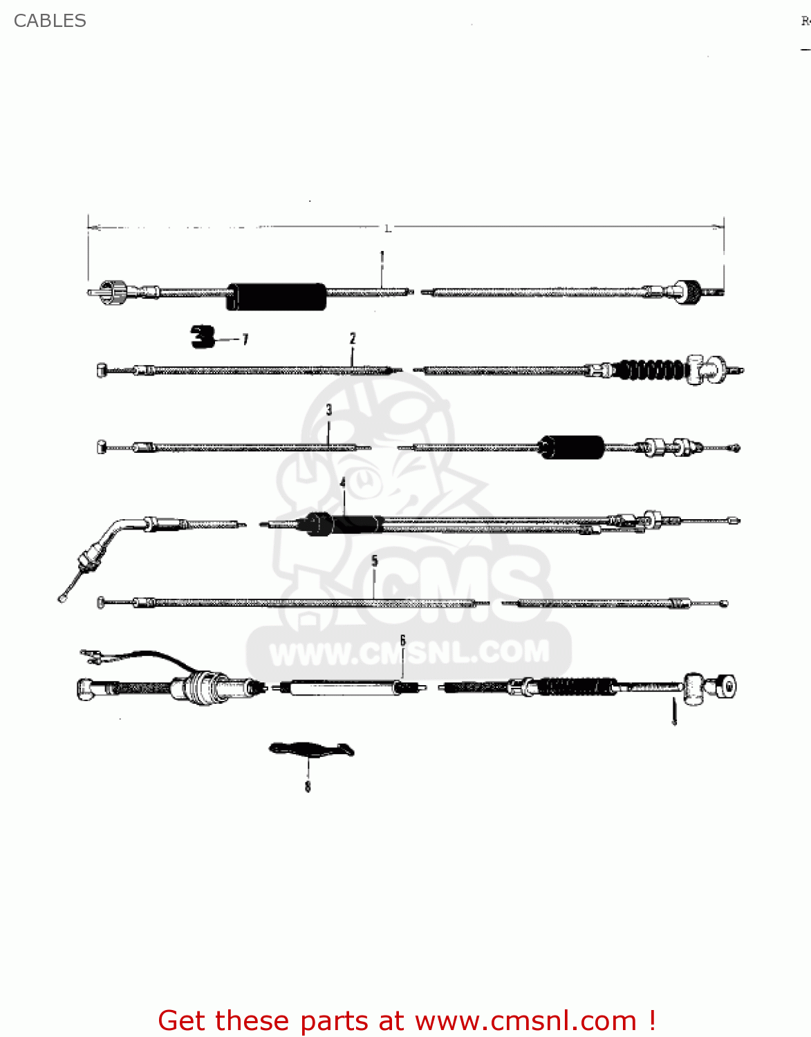 CABLES C2SS ROADRUNNER 1967 USA