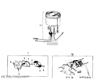 METER/TAILLIGHT - C2SS ROADRUNNER 1967 USA