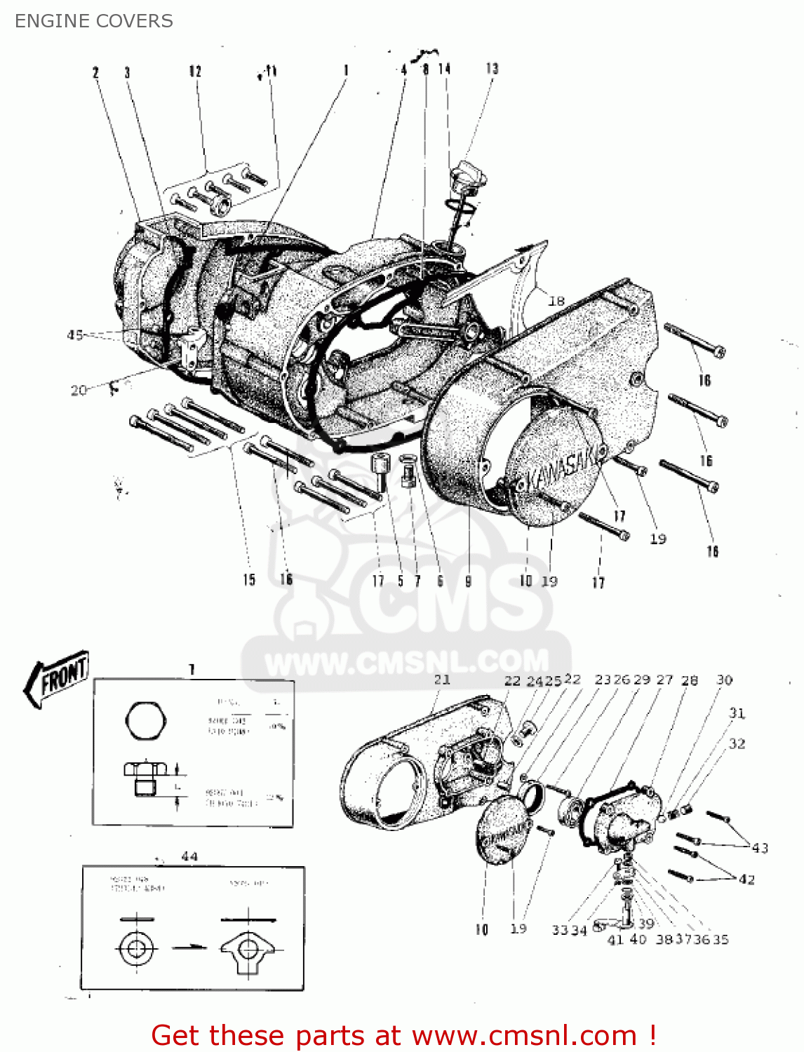 ENGINE COVERS C2SS ROADRUNNER 1968 USA