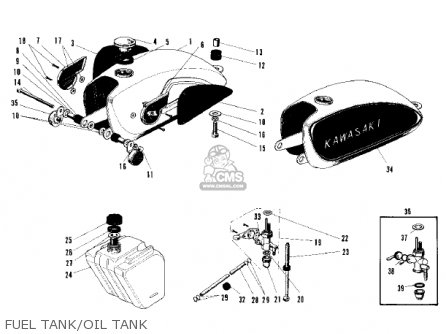 FUEL TANK/OIL TANK - C2SS ROADRUNNER 1968 USA