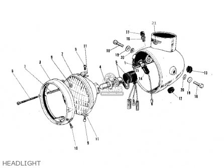 HEADLIGHT - C2SS ROADRUNNER 1969 USA