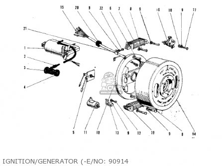 IGNITION/GENERATOR (-E/NO: 90914 - C2SS ROADRUNNER 1969 USA