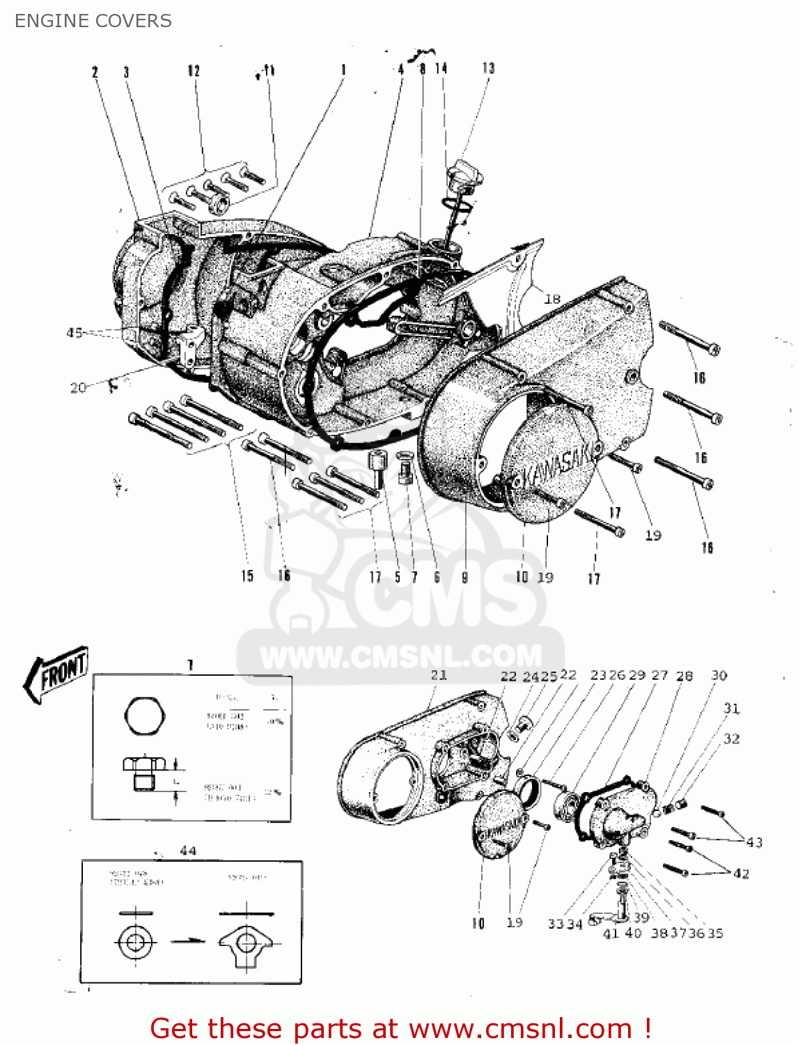 ENGINE COVERS C2TR ROADRUNNER 1967 USA