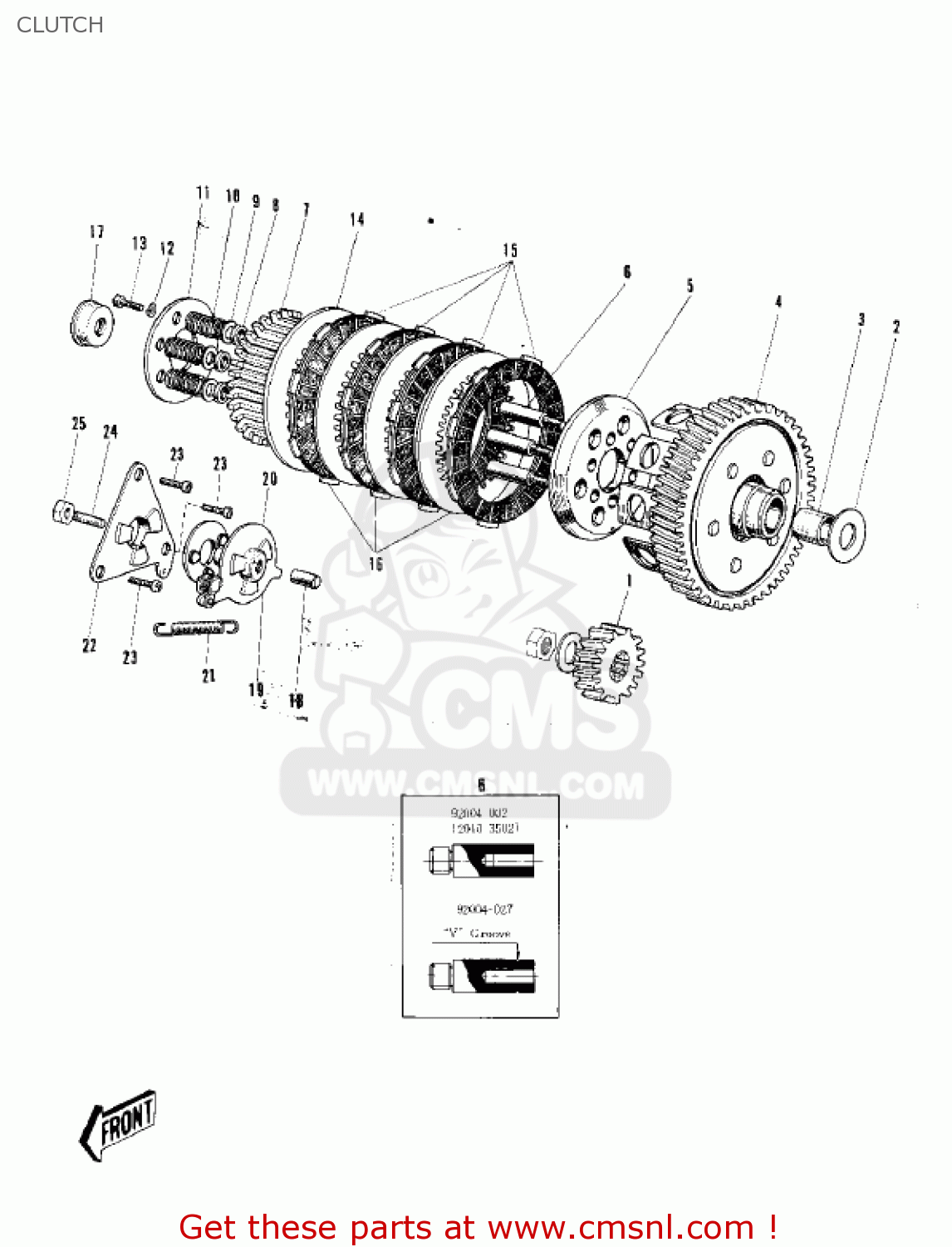 CLUTCH C2TR ROADRUNNER 1968 USA
