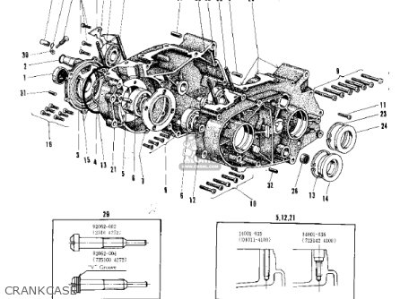 CRANKCASE - C2TR ROADRUNNER 1968 USA
